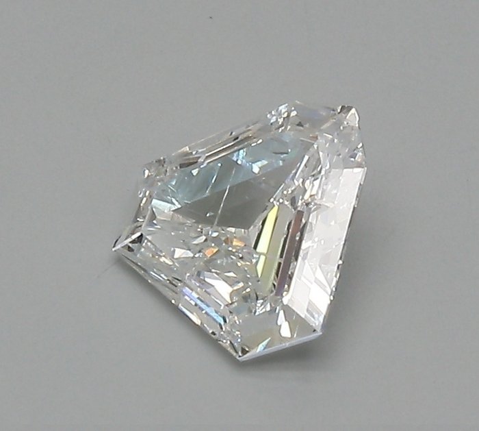 1 pcs Diamant  (Natur)  - 0.81 ct - Skjold - E - SI2 - International Gemological Institute (IGI)