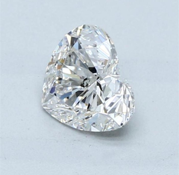 1 pcs Diamant  (Natur)  - 101 ct - Hjerte - G - SI2 - Gemological Institute of America (GIA)