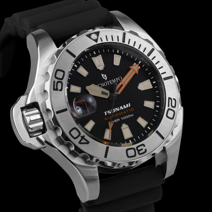 Tecnotempo  - Professional Diver 1000M "Tsunami" - Limited Edition - - TT.1000TS.B2 - Mænd - 2011-nu