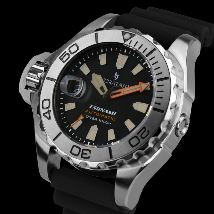 Tecnotempo  - Professional Diver 1000M "Tsunami" - Limited Edition - - TT.1000TS.B2 - Mænd - 2011-nu