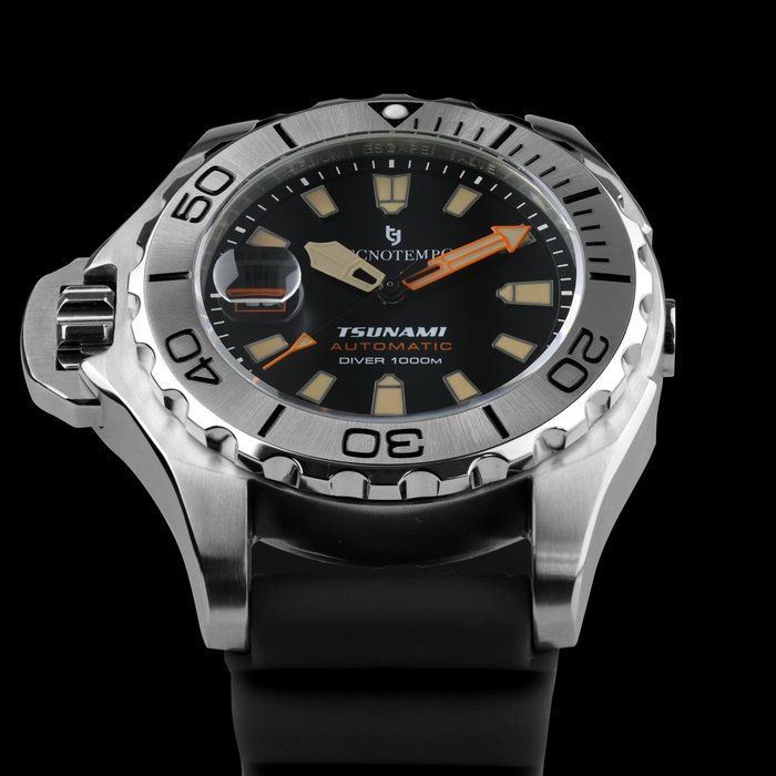 Tecnotempo  - Professional Diver 1000M "Tsunami" - Limited Edition - - TT.1000TS.B2 - Mænd - 2011-nu