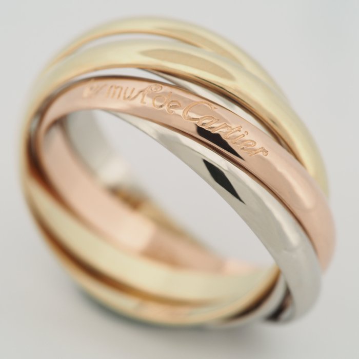 Cartier - Ring - Trinity - 18 kraat Gulguld, Hvidguld, Rosaguld