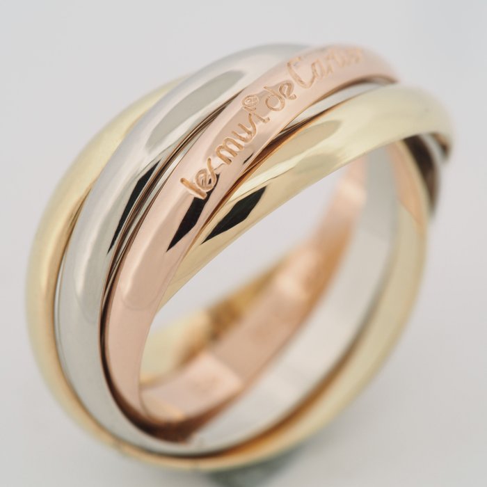 Cartier - Ring - Trinity - 18 kraat Gulguld, Hvidguld, Rosaguld