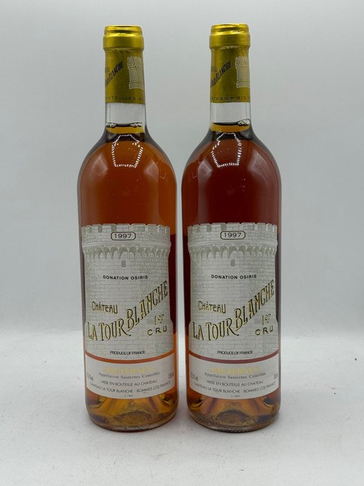 1997 Château La Tour Blanche - Sauternes 1er Grand Cru Classé - 2 Flasker (075 L)