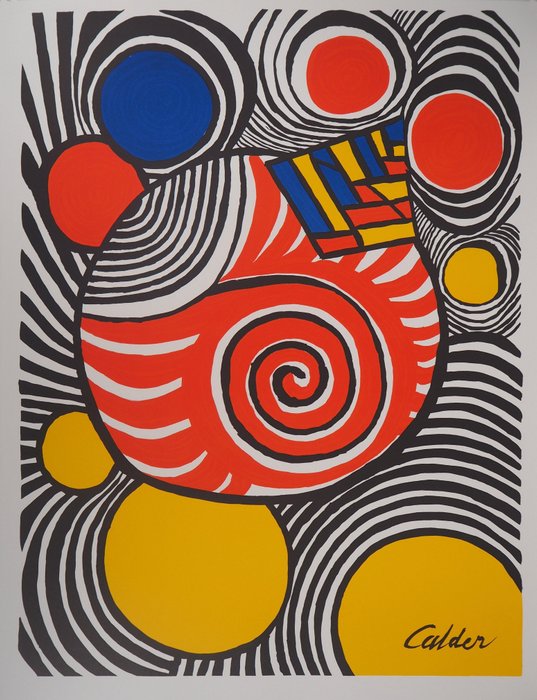 Alexander Calder (1898-1976) - Planètes rayonnantes