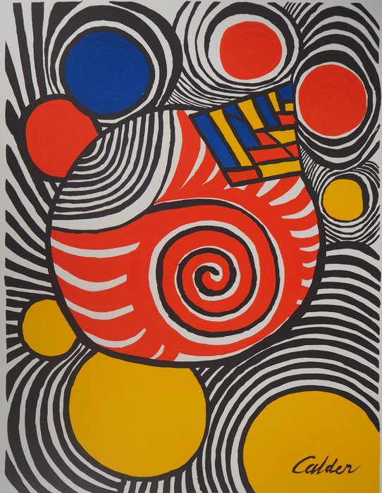 Alexander Calder (1898-1976) - Planètes rayonnantes