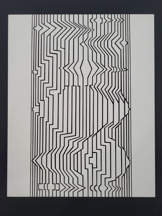 Victor Vasarely (1906-1997) - NAISSANCES - III (1951)