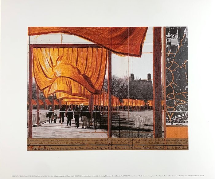 Christo (1935-2020) - The Gates XXVI 2003 - Artprint - 50 x 60 cm