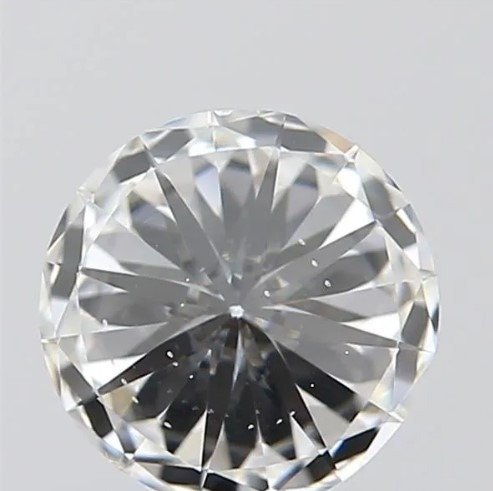 1 pcs Diamant  (Natur)  - 0.50 ct - Rund - D (farveløs) - VS2 - Gemological Institute of America (GIA)