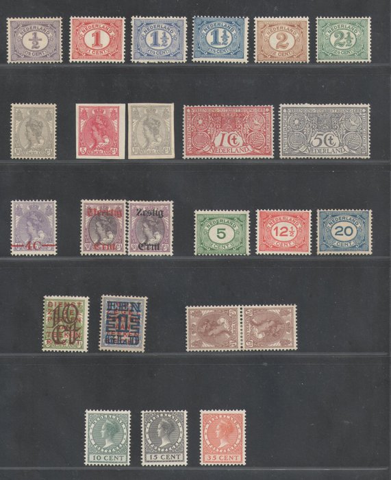 Holland 1899/1924 - Valg mellem NVPH 50 og 138