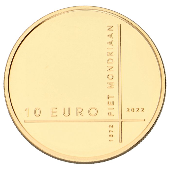 Holland. 10 Euro 2022 ''Piet Mondriaan'' Proof