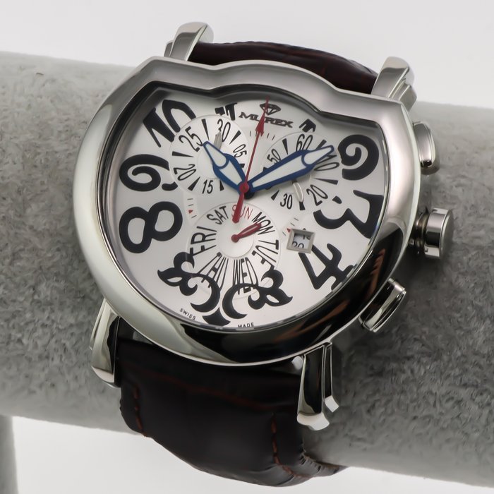 Murex - Swiss Chronograph - ISC792-SL-1 - Dark Brown strap - Ingen mindstepris - Mænd - 2011-nu