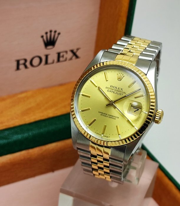 Rolex - Datejust 36 Gold/Steel - Ref. 16013 - Mænd - 1988