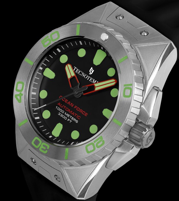 Tecnotempo -  Diver's 1000M "Ocean Force" - Automatic - Limited Edition - Ingen mindstepris - TT.1000OC.B - Mænd - 2011-nu