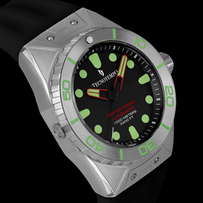 Tecnotempo -  Diver's 1000M "Ocean Force" - Automatic - Limited Edition - Ingen mindstepris - TT.1000OC.B - Mænd - 2011-nu