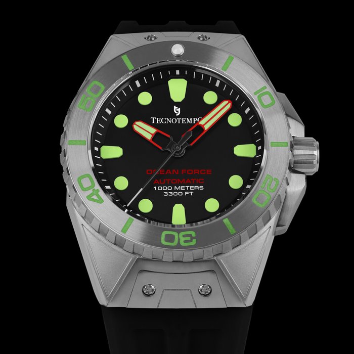 Tecnotempo -  Diver's 1000M "Ocean Force" - Automatic - Limited Edition - Ingen mindstepris - TT.1000OC.B - Mænd - 2011-nu