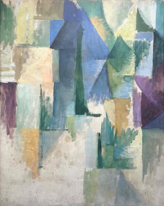 Robert Delaunay - Fensterbild - Offset Lithography - Achenbach licensed print