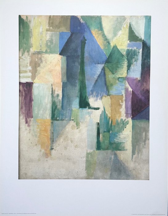 Robert Delaunay - Fensterbild - Offset Lithography - Achenbach licensed print