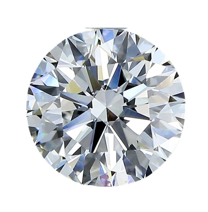 1 pcs Diamant  (Natur)  - 1.68 ct - Rund - G - VS2 - International Gemological Institute (IGI) - Ideel skåret diamant