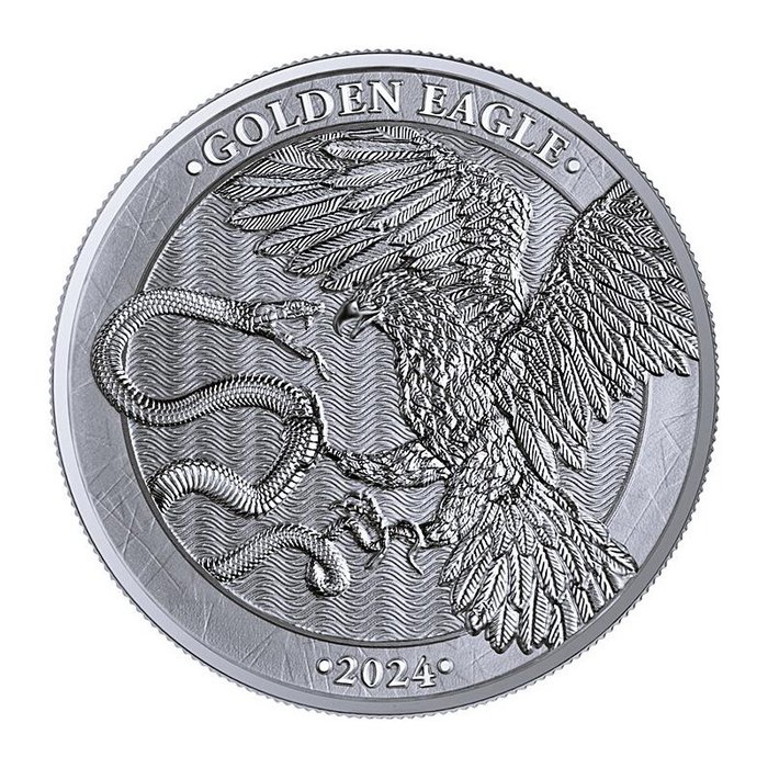 Malta 5 Euro 2024 Golden Eagle 1 Oz (999)  (Ingen mindstepris)