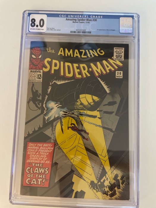 Amazing Spider-Man #30 - 1st appearance of Cat Burglar - CGC 80 - 1 Graded comic