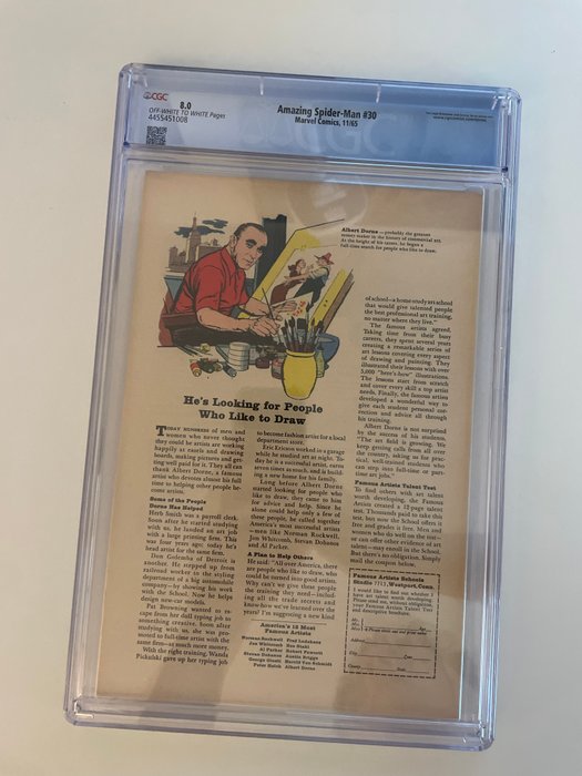 Amazing Spider-Man #30 - 1st appearance of Cat Burglar - CGC 80 - 1 Graded comic