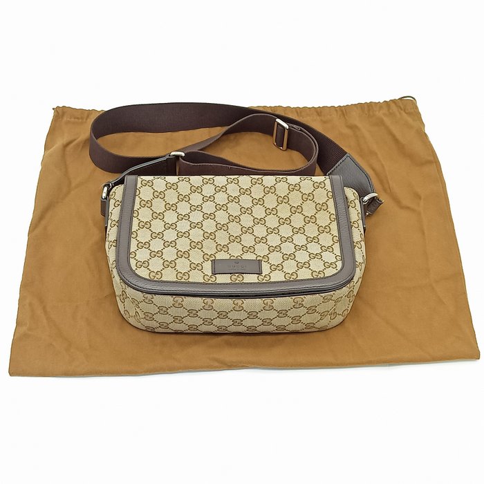 Gucci - Bolso de hombro - GG Canvas - Skuldertaske