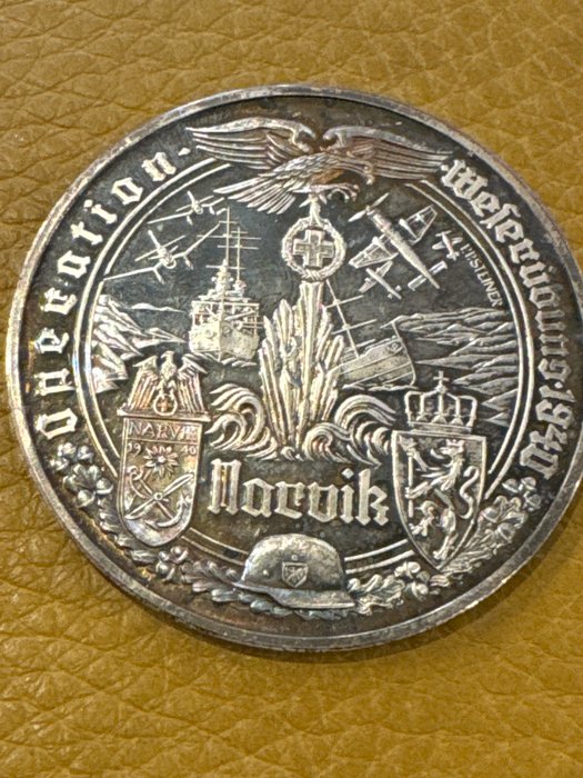 Tyskland Silver medal ND Weltkrieg - Operation 35g (999)  (Ingen mindstepris)