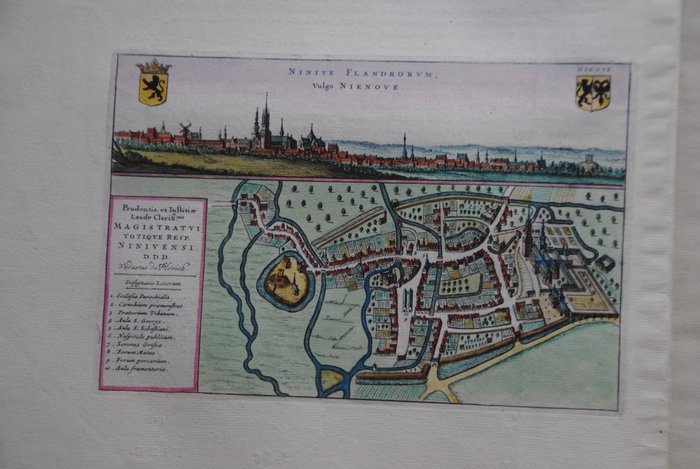 Belgien - Gavere, Ninove, Herdersem, Ronse; J. Blaeu - [4 afbeeldingen] - 1621-1650