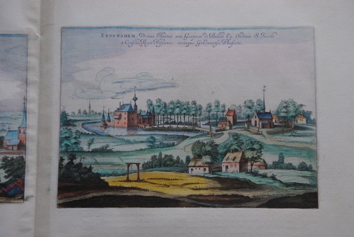 Belgien - Gavere, Ninove, Herdersem, Ronse; J. Blaeu - [4 afbeeldingen] - 1621-1650