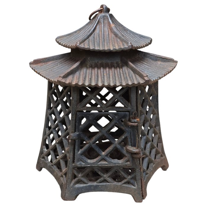 Large Temple Lantern - Lanterne - Støbejern