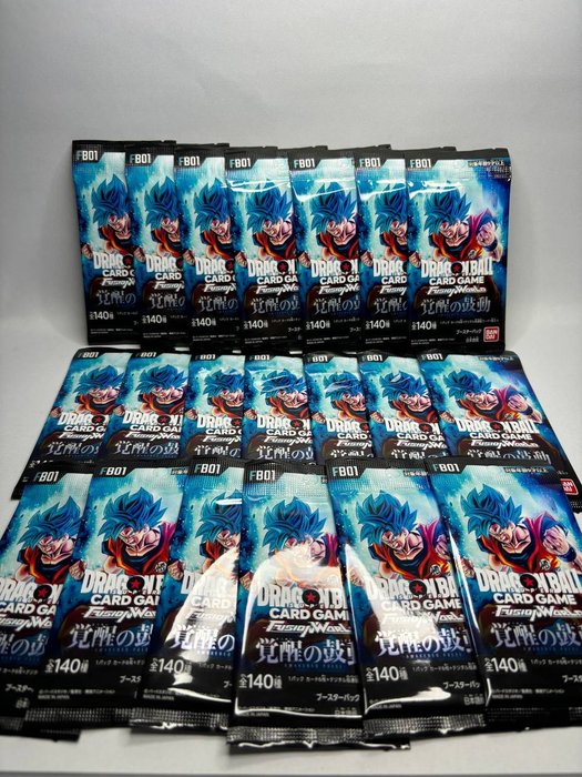 Lotto 20 booster pack Dragonball card game Fusion World FB-01 - 20 Booster pack - Dragon Ball - Son Goku - FB-01