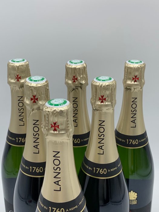 Lanson, Black Création 258 - Champagne Brut - 6 Flasker (0,75 L)