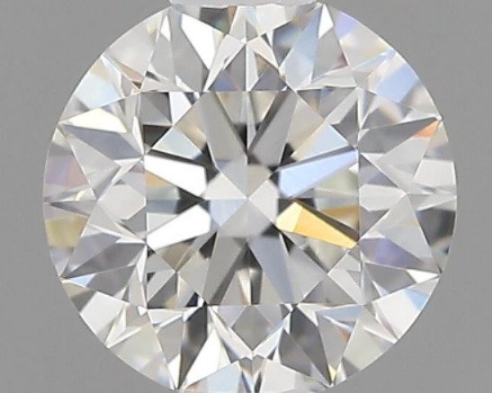 1 pcs Diamant  (Natur)  - 0.61 ct - Rund - F - IF - International Gemological Institute (IGI) - *3EX VSL*