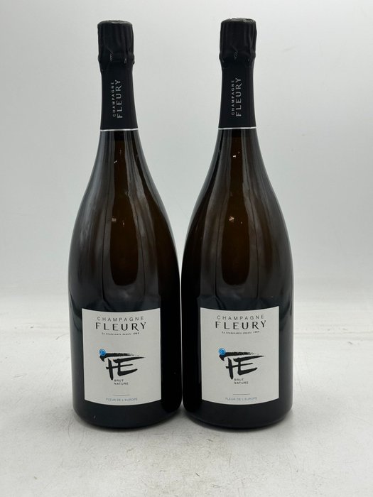 Fleury, Fleur de l'Europe - Champagne Brut Nature - 2 Magnummer (1,5 L)