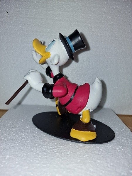 Uncle Scrooge with walking stick - Polyresin - 1 Figurine - 2000