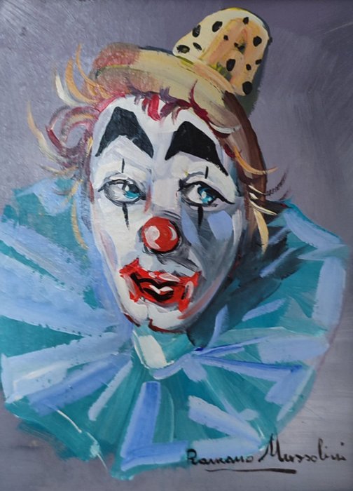 Romano Mussolini (1927-2006) - Clown in blu