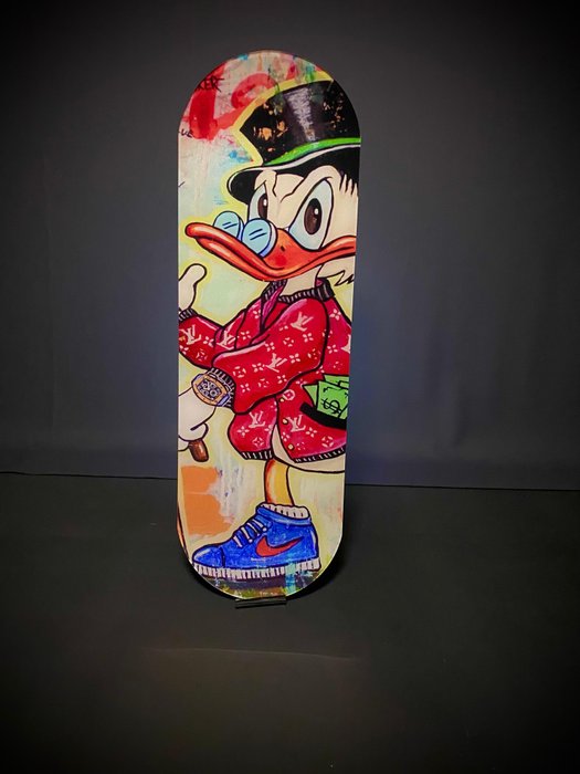 Mike Blackarts - Scrooge McDuck  - Pop Art Skateboard