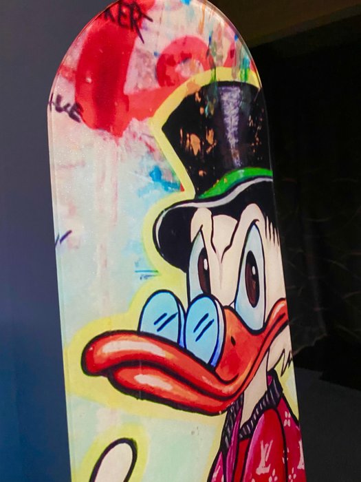 Mike Blackarts - Scrooge McDuck  - Pop Art Skateboard