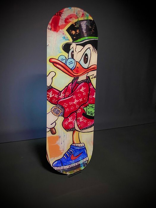 Mike Blackarts - Scrooge McDuck  - Pop Art Skateboard