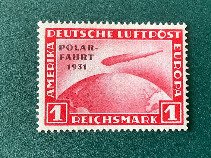 Tyske Kejserrige 1933 - 1 Mark Polar Farht - Michel 456