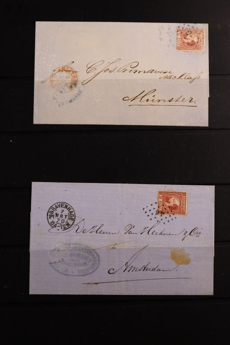 Holland 1817/1953 - Afhentning af breve og postforsendelser, præfilatelibreve osv. - Gratis fragt inden for Holland