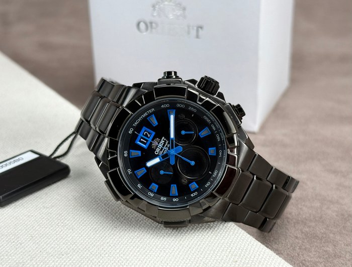 Orient - Enterprise Chronograph Date Blue - Ingen mindstepris - FTV00005B - Mænd - 2011-nu