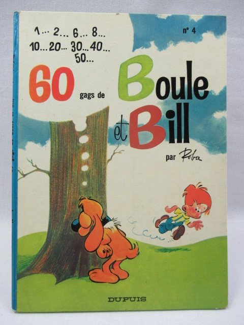 Boule  Bill T4 - 60 gags de Boule et Bill 4 - C - 1 Album - Første udgave - 1967