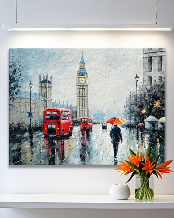 CleliaArt - London Rain