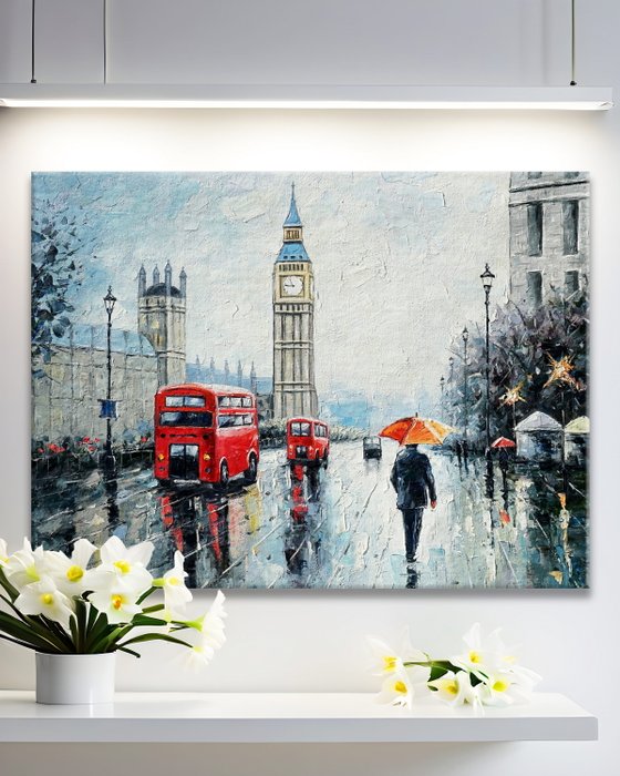 CleliaArt - London Rain