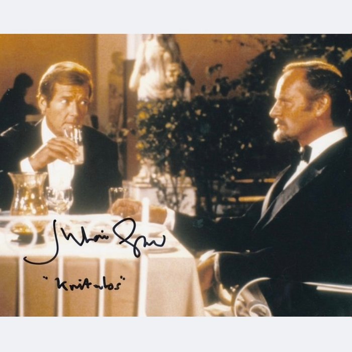 James Bond 007: For Your Eyes Only - Signed by Julian Glover (Aristotle Kristatos)