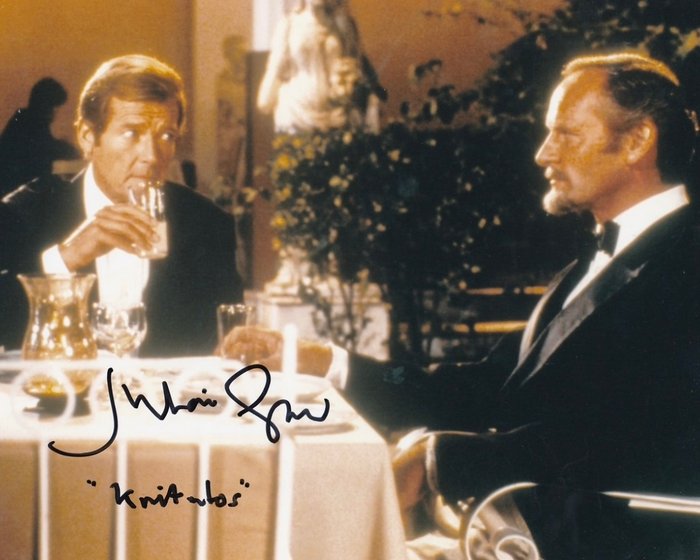 James Bond 007: For Your Eyes Only - Signed by Julian Glover (Aristotle Kristatos)