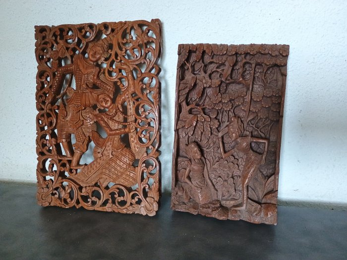 2 panel - Ramayana - Indonesien og Sydøstasien  (Ingen mindstepris)