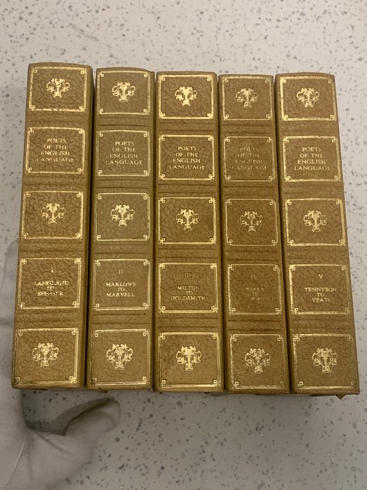 Various - Poets of the English Language, Five Volume Set - 1970